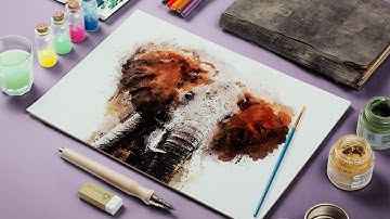 Watercolor -  Photoshop Action Tutorial