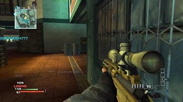 MW3 Wii MSR Sniping Gameplay Dual Comm w/Wii Frags