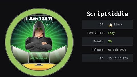 HTB ~ ScriptKiddie Walkthrough