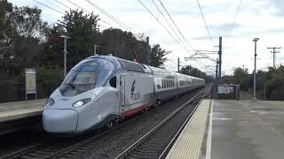 Amtrak Avelia Liberty Acela 21 Route 128 station Westwood Ma! 9/28/20