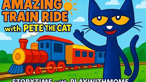 Pete the Cat: Train Trip | Read Aloud Bedtime Story for Kids | Storytime with @playwithmome