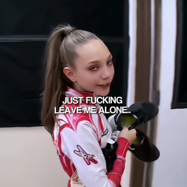 just f*ing leave me alone… | Maddie Ziegler edit #aldc #viral #fyp #shorts #maddieziegler #sad #edit
