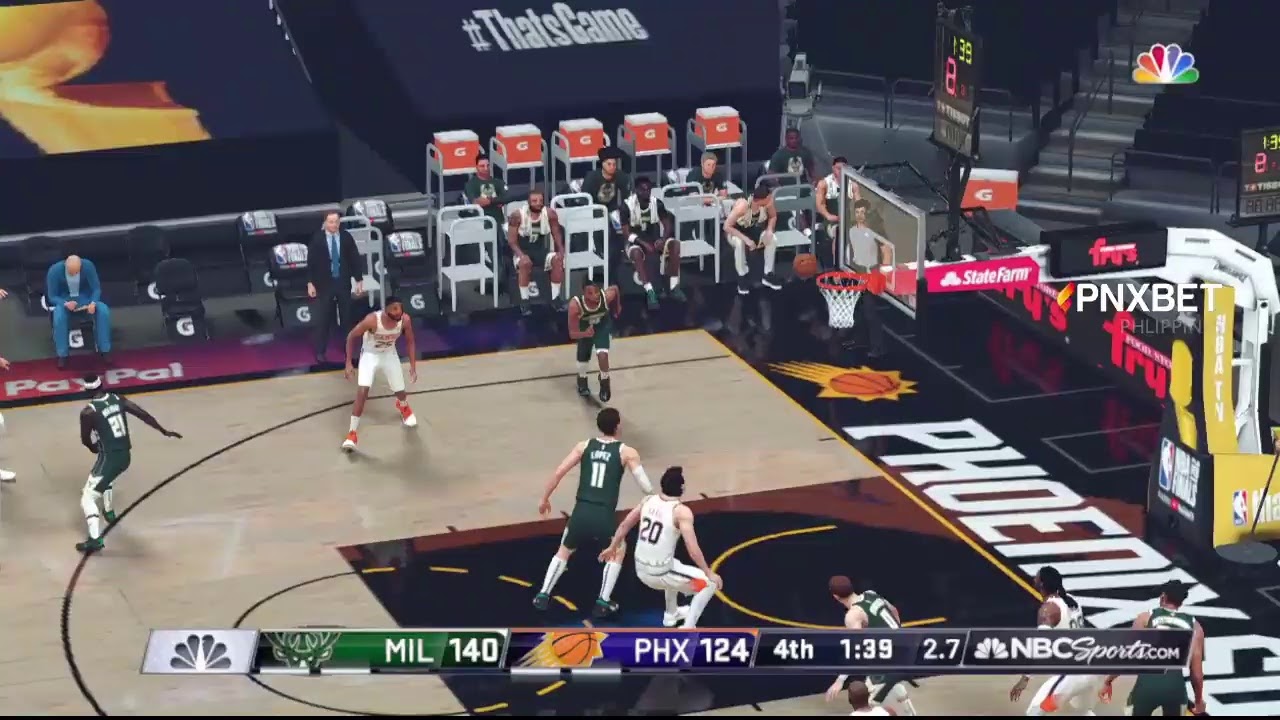 NBA Live SUNS VS BUCKS GAME 2. NBA LIVE TODAY. (prediction ...