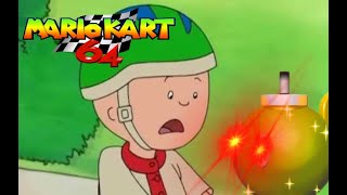 Caillou Gets a Pity with Mario Kart 64 Music Resimi