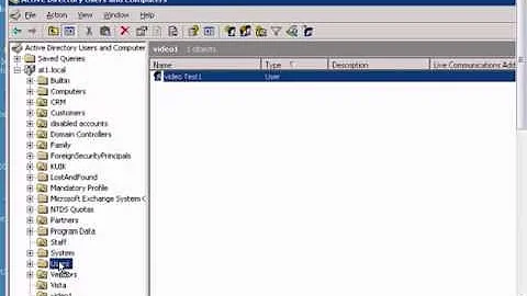 Changing Organizational Unit locations for users Windows 2003
