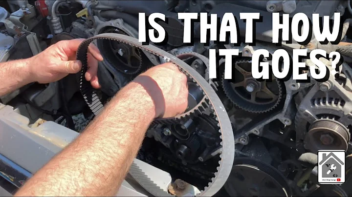 How to set timing marks before replacing timing belt.