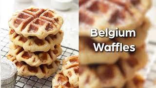 May 2023 Recipes: Belgium Waffles