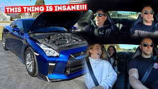 TURNING UP My 1,300WHP GTR and Testing Rolling ANTILAG!!! With My 70 Year Old Neighbor... LOL