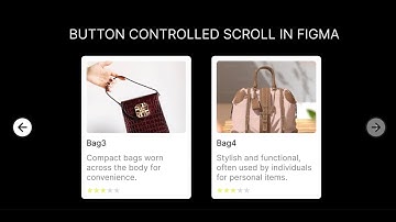Button Controlled Scroll in Figma    How to create interactive animated carousel .