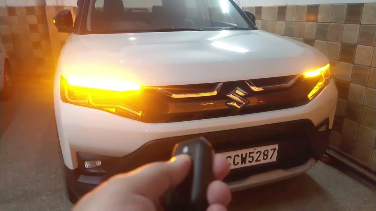 BREZZA 2022 How to Enable or Disable Lock/Unlock Alarm 🔊 (2 Methods