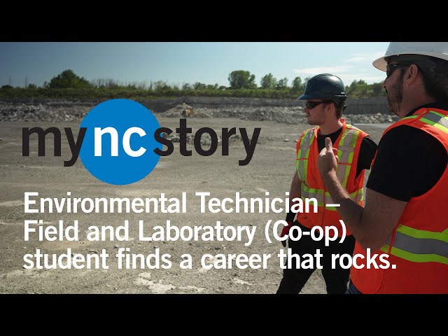 Environmental Technician – Field and Laboratory (Co-op) student finds a career that rocks.