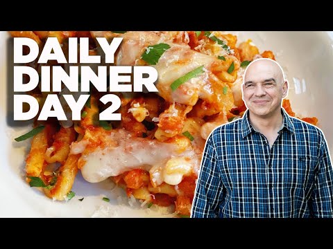 cook-along-with-michael-symon-|-easy-pasta-bake-|-daily-dinner-day-2