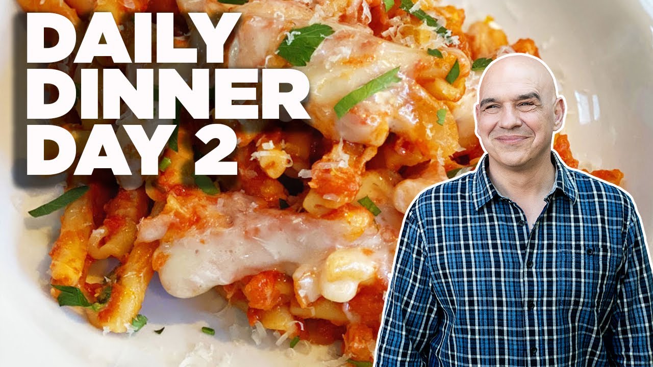 Easy Pasta Bake: Daily Dinner Day 2 | Daily Dinner with Michael Symon | Food Network