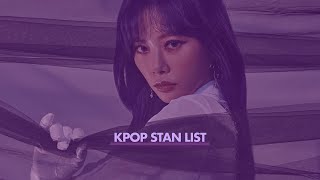 my 2024 kpop stan list