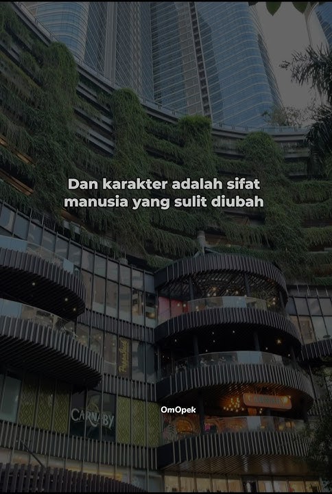 KARAKTER Adalah Sifat Manusia Yg Sulit Diubah #shortvideo