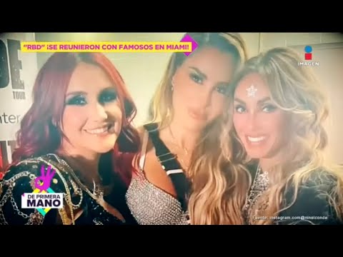 ¡Anahí, Dulce María y los RBD se reencontraron con Ninel Conde en concierto de RBD! | DPM