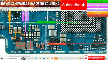 Samsung A13 (A135) lcd light diagram | samsung a135 backlight ways and circuits borneo