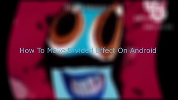 (REQUESTED) How To Make Divided Effect On Android