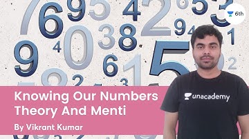 Knowing Our Numbers | Theory And Menti | Maths | Unacademy 6th | Vikrant Kumar