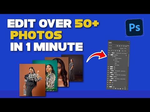 Edit Over 50+ Photos In 1 Minute - Batch Edit With Photo | Photoshop Tutorial