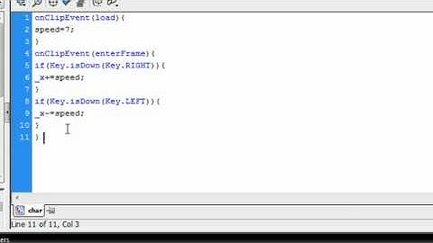 Flash RPG tutorial 1: Movement- Codes in sidebar!