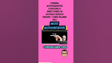 How to Find the Most authoritative citations and directories in Google Search Engine