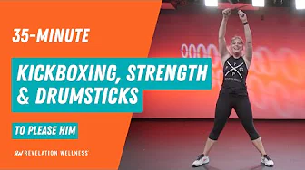 Strength, Drumsticks & Kickboxing | 35 Min Christian Workout
