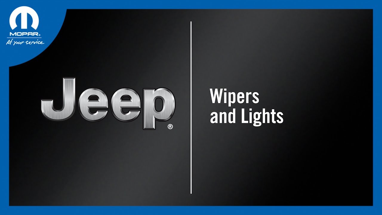 Wipers and Lights How To 2022 Jeep Compass YouTube