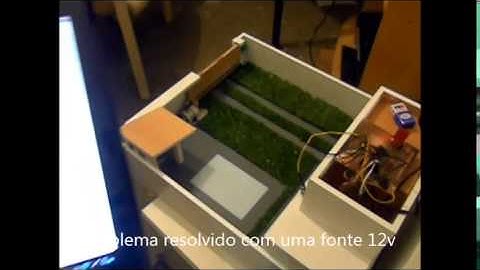 Maquete de Smart Home Controlada por Bluetooth.