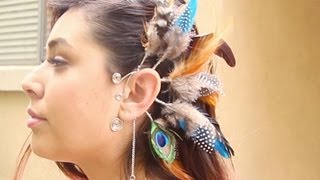 Feather Ear Cuff ♥ DIY