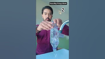 Fastest Ways to Empty a bottle #experiment #explorephysics #physics #funny #magic