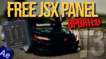 Free JSX Panel For Faster Workflow in After Effects