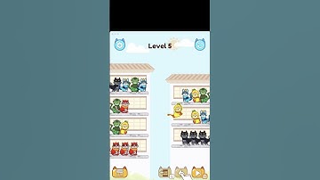 Cat Color Sort Level 5 😺🐈 ➖ Gameplay ➖ CaroGamesNL