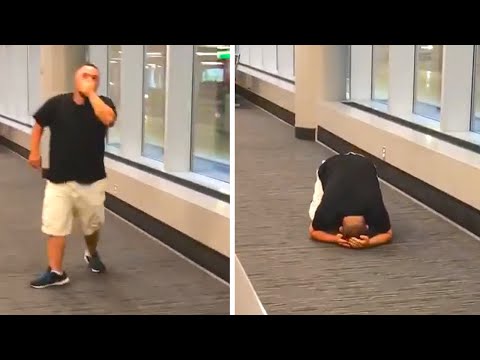 Он думал, что просто встречает друга в аэропорту. Но, увидев этого человека, в слезах рухнул на пол.