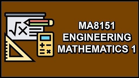MA8151 Engineering Mathematics I Notes, Book, Important Questions, Question Paper, Studymaterialz.in