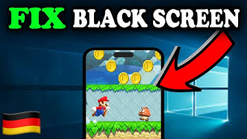 Super Mario Run Black Screen | Black Screen Fix Deutsch - Mobile
