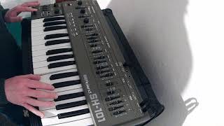 roland sh101 test ******listen on Low volume high pitch sounds  ******
