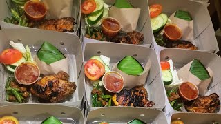 NASI BOX AYAM BAKAR | PESANAN CATERING. 