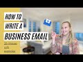How to write a business email in English // 26 phrases to improve your email writing skills