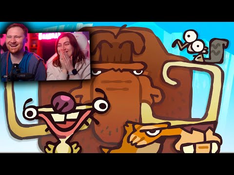 Видео: Настоящая версия Ледниковый период | The Ultimate Ice Age Recap Cartoon | РЕАКЦИЯ на Cas van de Pol