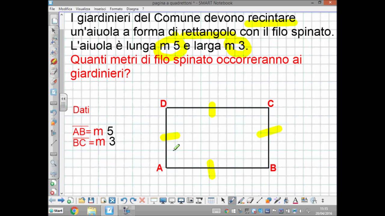 Come Organizzare E Svolgere Un Problema Di Geometria Youtube