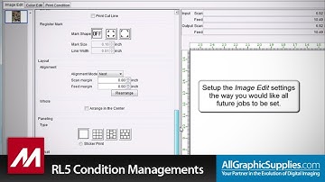 Setting Condition Managements in Mimaki RasterLink - All Graphic Supplies