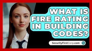 What Is Fire Rating In Building Codes? - SecurityFirstCorp.com