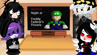 Murder Drones React: SM64 Bloopers: Another Night at Freddy Fazbear's Pizzaria (Act ll)