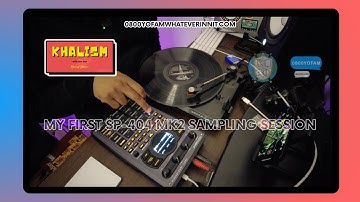 The process of sampling from my vinyl collection into the Roland SP-404 MK2 for the first time