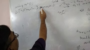 Numerical-Recurrenc Relation Using Generating function part-09 for BCA,B.Tech Prof.Dipanjan Kr.Dey,