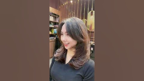 Tóc cắt layer uốn cụp siêu xinh