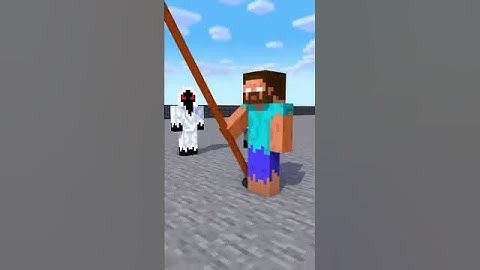 HELP Herobrine Throw SPEAR VS Entity VS Notch #herobrine #minecraft #shorts #entity