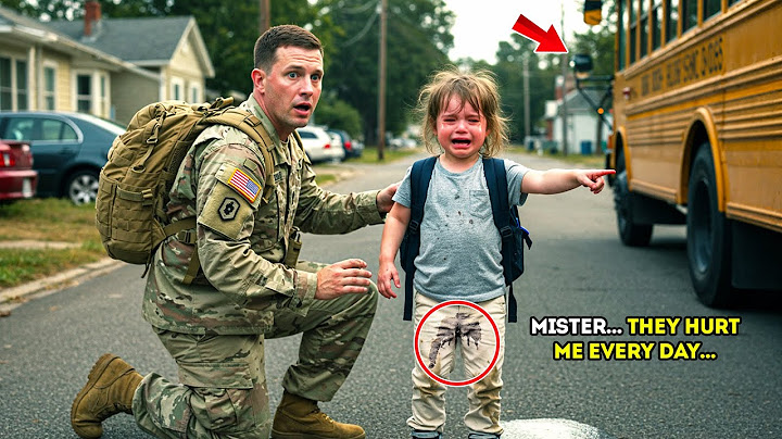 A Soldier Saw A Little Girl Pointing At The Bus, Shaking In Fear. What He Did Next Shocked The Town…