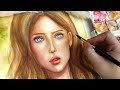 Easy Watercolor Portrait Tutorial for Beginners